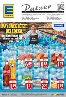 Cola im EDEKA Prospekt "Aktuelle Angebote" mit 28 Seiten (Lünen)