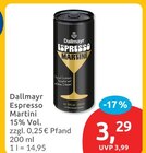 Espresso Martini im Angebot bei budni in Norderstedt Espresso Martini Angebote von Dallmayr bei budni Norderstedt für 3,29 €