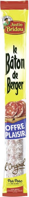 Saucisson De Canard - Justin Bridou - Géant Casino Saucisson De Canard - Justin Bridou à 2,33 € dans le catalogue Géant Casino "Les promos entrent en scène !"