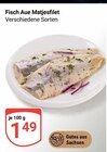 Matjesfilet im Angebot bei GLOBUS in Halle Matjesfilet Angebote von Fisch Aue bei GLOBUS Halle für 1,49 €