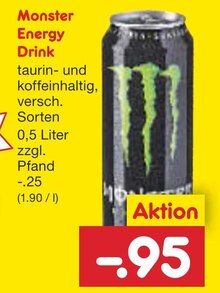 Netto Marken-Discount Windberg - Energy Drink Energy Drink Angebot bei Netto Marken-Discount Windberg im Prospekt "GARANTIERT NIRGENDWO GÜNSTIGER"