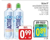 Wasser mit Geschmack Angebote von Active O bei E center Weimar für 0,89 €