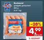 Aktuelle Wurst Angebote bei Netto Marken-Discount in Karlsruhe Aktuelles Bockwurst Angebot bei Netto Marken-Discount in Karlsruhe ab 4,99 €
