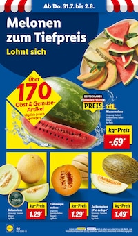 Sonnensegel Angebot im aktuellen Lidl Prospekt auf Seite 52