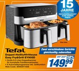 Doppel-Heißluftfritteuse Easy Fry & Grill EY905D bei expert TeVi im Neumarkt Prospekt für 149,99 €