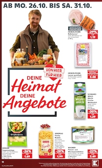 Nudeln im Kaufland Prospekt "Hier bin ich richtig" mit 80 Seiten (Karlsruhe)