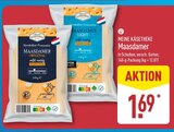 Maasdamer von MEINE KÄSETHEKE für 1,69 € bei ALDI Nord im Angebot Maasdamer von MEINE KÄSETHEKE im aktuellen ALDI Nord Prospekt