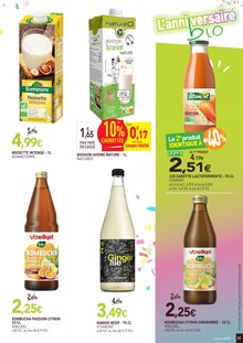 Catalogue NaturéO, 25/03/2026 - 26/04/2026, L'anniversaire bio, 30 pages Prospectus NaturéO en cours, "L'anniversaire bio", 30 pages