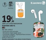 Promo ÉCOUTEURS SANS FIL à 19,90 € dans le catalogue E.Leclerc ""