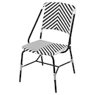 Stuhl, innen/außen schwarz/weiß im aktuellen Prospekt bei IKEA in Steinhagen, Westf
