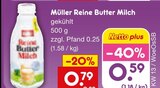 Aktuelles Reine Butter Milch Angebot bei Netto Marken-Discount in Heidelberg ab 0,59 €