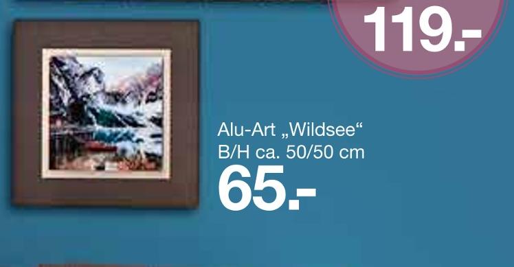 Opti-Wohnwelt Seligweiler - Alu-Art „Wildsee“ Alu-Art „Wildsee“ Angebot bei Opti-Wohnwelt Seligweiler im Prospekt 40% IN ALLEN ABTEILUNGEN