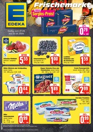 Aktueller EDEKA Frischemarkt Supermärkte Prospekt für Bröbberow: Top Angebote mit 4} Seiten, 21.05.2024 - 25.05.2024