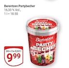 Partybecher im Angebot bei GLOBUS in Hoyerswerda Partybecher Angebote von Berentzen bei GLOBUS Hoyerswerda für 9,99 €