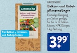 Balkon- und Kübelpflanzendünger von Gardenline im aktuellen ALDI SÜD Prospekt für 3,99 €