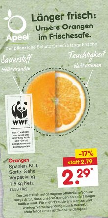 Netto Marken-Discount Drüsen - Orangen Orangen Angebot bei Netto Marken-Discount Drüsen im Prospekt "DU WILLST SUPERBOWL ANGEBOTE FÜR KLEINES GELD? DANN GEH DOCH ZU NETTO!"