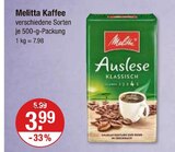 Kaffee von Melitta im aktuellen V-Markt Prospekt für 3,99 €