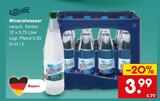 Mineralwasser von Bad Kissinger im aktuellen Netto Marken-Discount Prospekt für 3,99 €