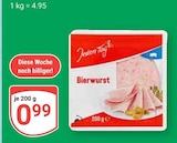 Bierwurst bei GLOBUS im Regenstauf Prospekt für 0,99 €