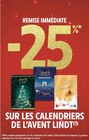 Promo 25% de remise immédiate sur les Calendriers de l'Avent Lindt à  dans le catalogue Intermarché à Méréville