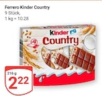 Kinder Country im Angebot bei GLOBUS in Koblenz Kinder Country Angebote von Ferrero bei GLOBUS Koblenz für 2,22 €