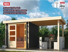 Gerätehaus mit 2,40 m Anbaudach bei BAUHAUS in Dortmund Gerätehaus mit 2,40 m Anbaudach im Angebot bei BAUHAUS Dortmund für 1.149,00 €