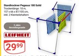 Aktuelles Standtrockner Pegasus 180 Solid Angebot bei GLOBUS in Krefeld ab 29,99 €