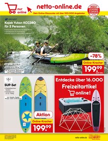 Kajak im Netto Marken-Discount Prospekt "Aktuelle Angebote" mit 72 Seiten (Bochum)