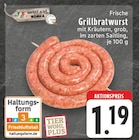 Aktuelles Frische Grillbratwurst Angebot bei EDEKA in Mülheim (Ruhr) ab 1,19 €