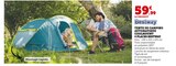 Tente de camping automatique Coolmount 4 places - Bestway - Super U à Perpignan Tente de camping automatique Coolmount 4 places - Bestway en promo chez Super U Perpignan à 59,99 €