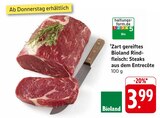 Rindfleisch: Steaks aus dem Entrecôte bei E center im Laufenburg Prospekt für 3,99 €
