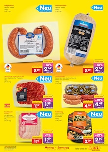 Wurst im aktuellen Netto Marken-Discount Prospekt (Hildesheim) Wurst im Netto Marken-Discount Prospekt "Aktuelle Angebote" mit 70 Seiten (Hildesheim)