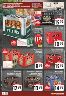 Krombacher im aktuellen EDEKA Prospekt (Eschweiler) Krombacher im EDEKA Prospekt "Aktuelle Angebote" mit 28 Seiten (Eschweiler)