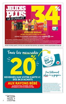Catalogue Super U de la semaine "Super U" avec 2 pages, valide du 01/07/2025 au 13/07/2025 pour Flourens et alentours Prospectus Super U de la semaine "Super U" avec 2 pages, valide du 01/07/2025 au 13/07/2025 pour Flourens et alentours
