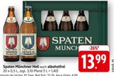 Münchner Hell im Angebot bei E center in Singen Münchner Hell Angebote von Spaten bei E center Singen für 13,99 €