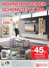 Möbelzentrum Pforzheim Prospekt für Karlsruhe: "WOHNEN IN SEINER SCHÖNSTEN FORM", 28 Seiten, 02.03.2026 - 14.03.2026