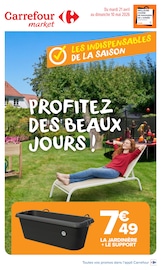 Prospectus Carrefour Market à Le Havre, "PROFITEZ DES BEAUX JOURS !", 20 pages de promos valables du 21/04/2026 au 10/05/2026