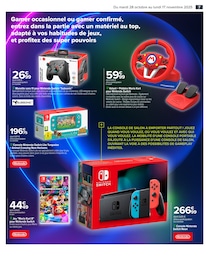 Prix et réduction Nintendo Switch dans le prospectus Carrefour en cours Offre Nintendo Switch dans le catalogue Carrefour du moment à la page 9