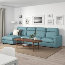 IKEA Lengede - IKEA LIDHULT 4er-Sofa mit Récamiere, Gassebol blau/grau Mit récamiere/gassebol blau/grau IKEA LIDHULT 4er-Sofa mit Récamiere, Gassebol blau/grau Mit récamiere/gassebol blau/grau Angebot bei IKEA Lengede im Prospekt "Für deinen Platz in der Sonne."