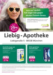 Aktueller mea - meine apotheke Apotheken Prospekt mea - meine apotheke Prospekt mit 4 Seiten