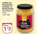 Asia Mungobohnenkeimlinge im Angebot bei GLOBUS in Altenburg Asia Mungobohnenkeimlinge Angebote von GLOBUS bei GLOBUS Altenburg für 1,19 €