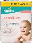 Feuchttücher Sensitive (4x80 St) von Pampers im aktuellen dm-drogerie markt Prospekt für 7,95 €