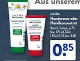 Handcreme Kamille von Lacura im aktuellen ALDI SÜD Prospekt für 0,85 €