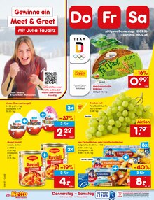 Weintrauben im Netto Marken-Discount Prospekt "Aktuelle Angebote" mit 58 Seiten (Leipzig)