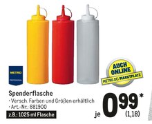 Metro Reiser - Spenderflasche Spenderflasche Angebot bei Metro Reiser im Prospekt Gastro-Journal