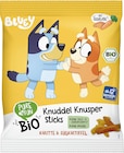 Kindersnack Bluey Knusper Sticks Karotte & Süßkartoffel ab 12 Monaten von PURE & FUN im aktuellen dm-drogerie markt Prospekt für 1,15 €