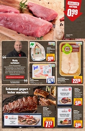Ähnliche Angebote wie Schweineschnitzel im Prospekt "Dein Markt" auf Seite 8 von REWE in Bielefeld