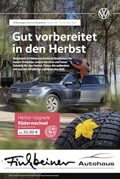 Volkswagen Prospekt "Mit frischen Reifen durch den Herbst" für Baiersbronn, 1 Seite, 01.09.2024 - 30.11.2024