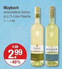 Riesling im V-Markt Prospekt Riesling von Maybach im aktuellen V-Markt Prospekt für 2,99 €
