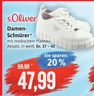 Damen-Schnürer Angebote von s.Oliver bei Kaufhaus Stolz Kiel für 47,99 €